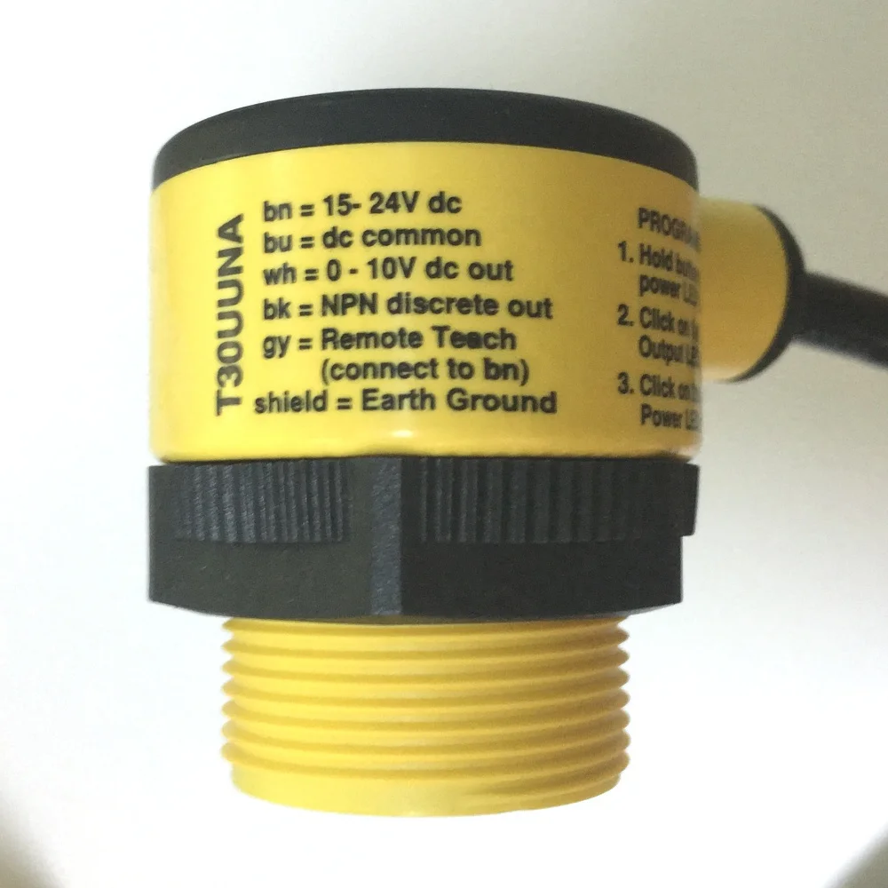 Good price photoelectric effect system Range 60m T30SN6R T306E laser transmitter and receiver for Banner Sensors
