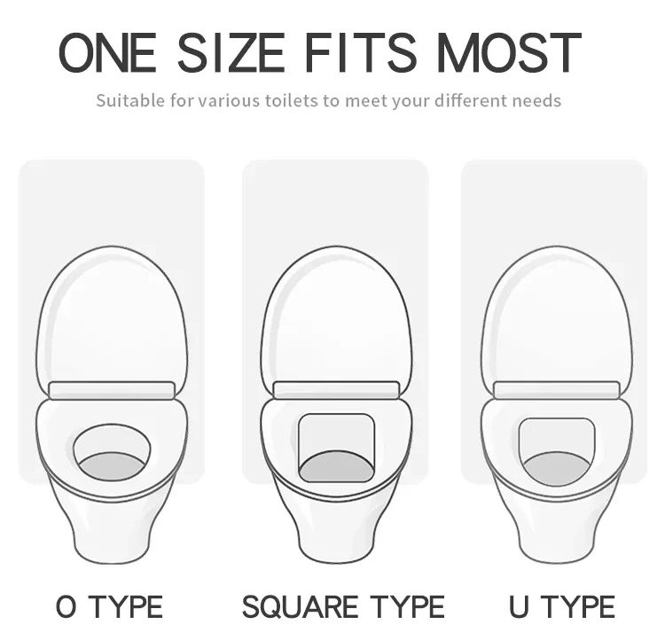 Littloo Flushable Toilet Seat Covers - 10 Pack (Pack Of 5 Packs - View #7