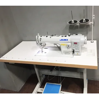 Second hand industrial single needle computerised lockstitch sewing machine for cloth