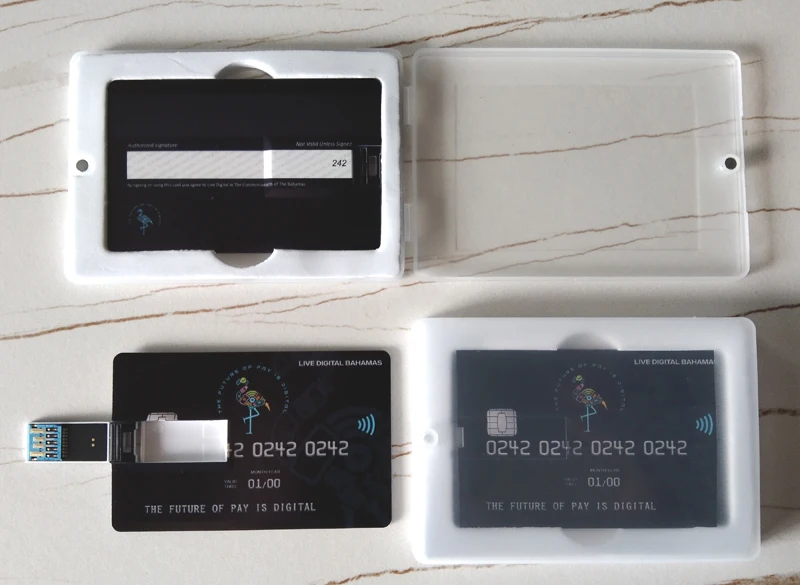 Customized Chip Bank Credit Card USB 3.0 Flash Memory Stick Pen Thumb Drive With PP Box for Promotion Gift Giveaway Advertising