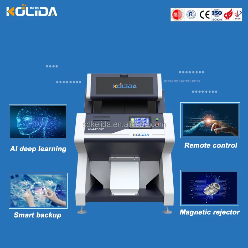 Coffee Bean Colour Sorter  Cooked  Nut Processing Price Machinery Raw Coffee Fruit Sorting Machine