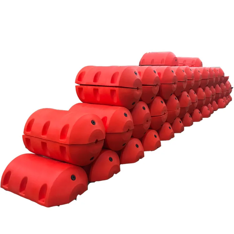 Rotomoulding Machine Made Assembled Buoy Float for Dredging Pipes with Floating Containment Boom