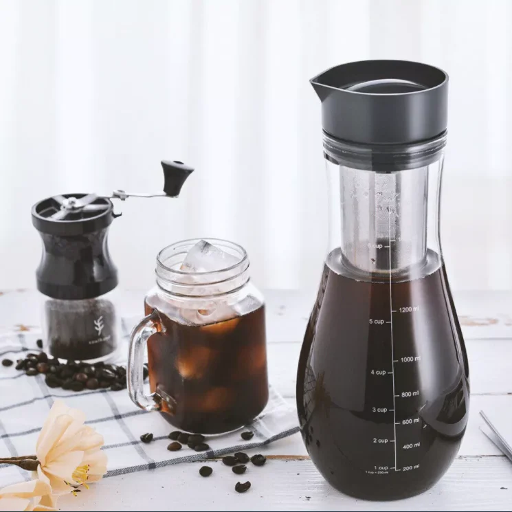 1pc Coffee Maker Cold Brew Coffee Pitcher, Handmade Cold Brew