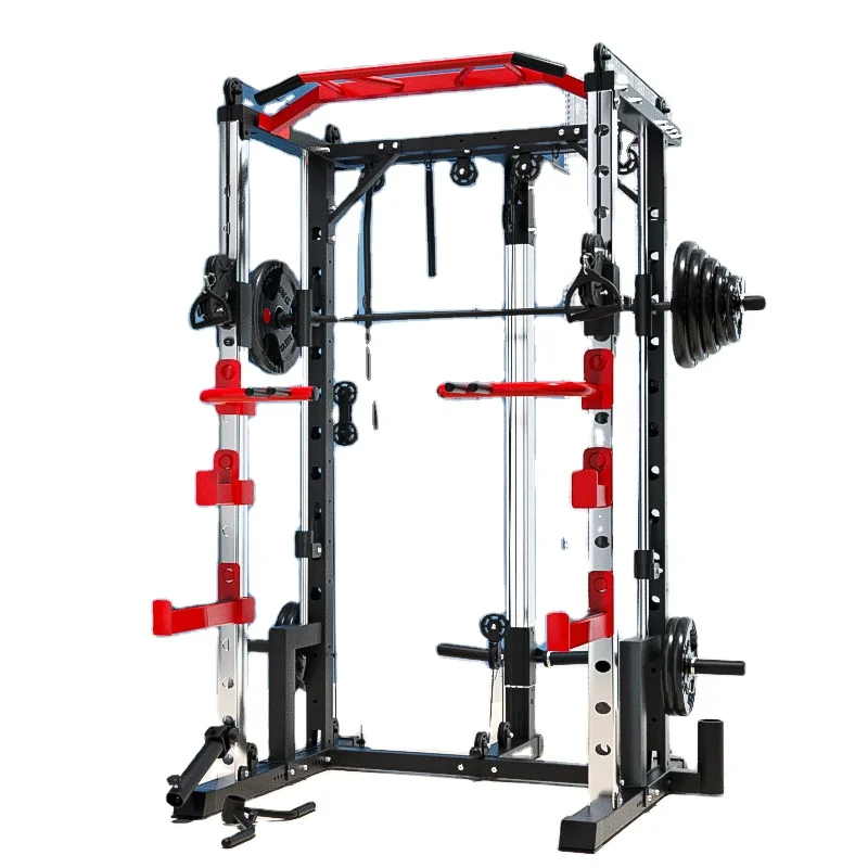 Body Building Fitness Equipment Multifunctional  Trainer Squat Rack Smith Machine For Commercial Home Use