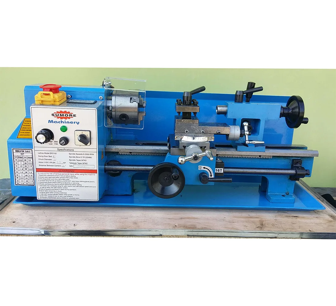 Sumore SP2102 Mini Lathe Machine for Metal & Wood, DIY Hobby Tool
