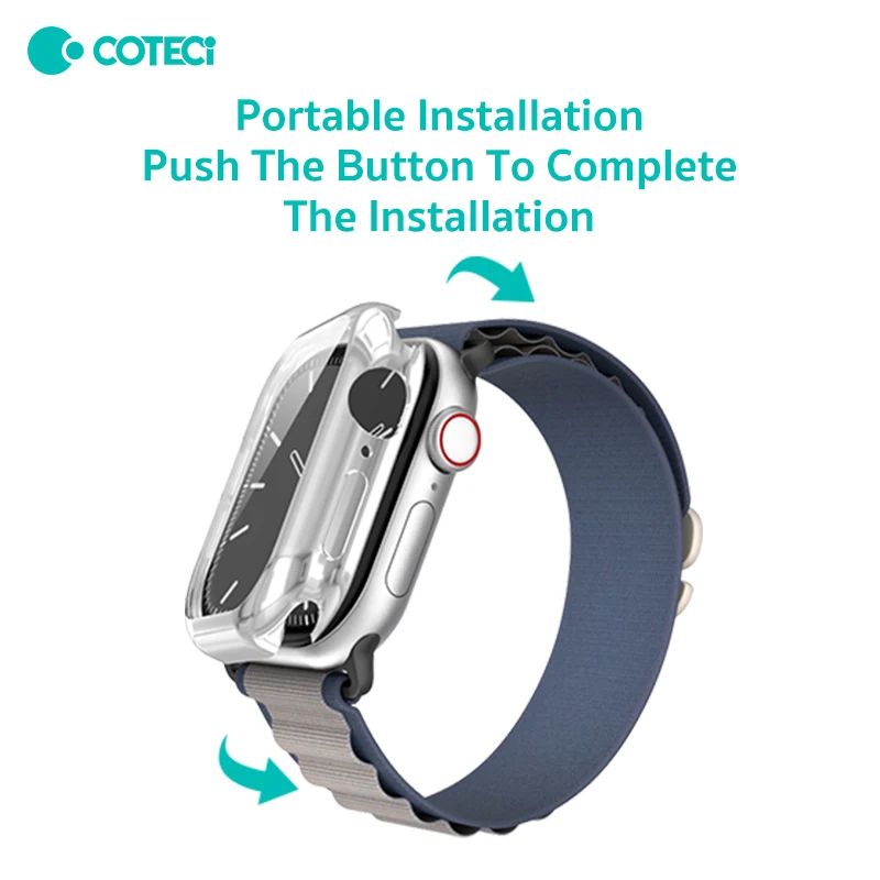 Coteci Phone Case 42mm 46mm Silicone Protective Case