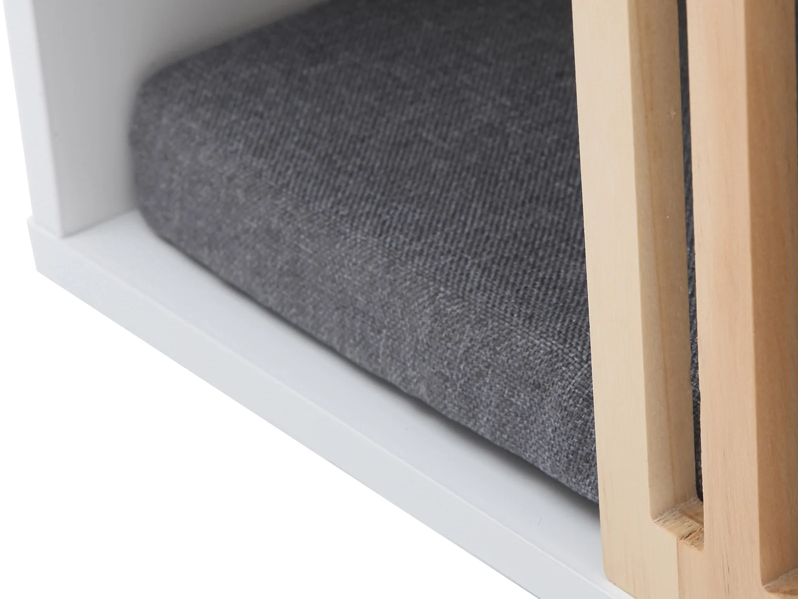 Wooden Dog House With Cushion,Modern Pet Furnitures Cat Enclosure And