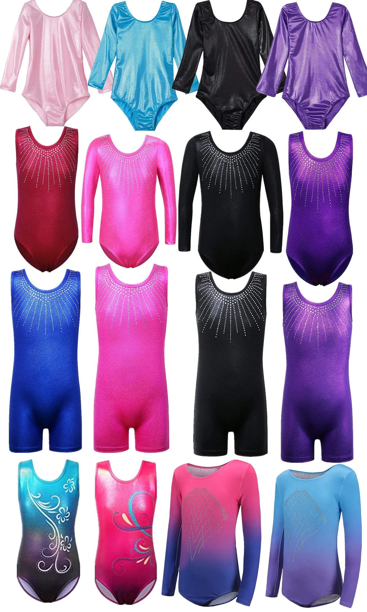 New Design Factory Sublimation Printing Dance Wear Sleeveless Gymnastic ...