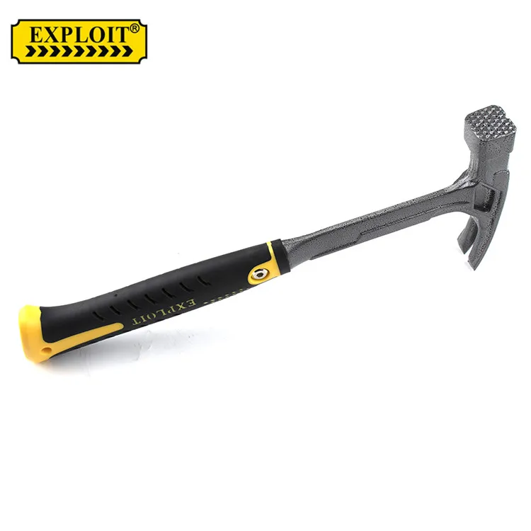 Professional High Quality Heavy Duty Anti-slip High Carbon Steel Magnetic Claw Hammer With TPR Handle
