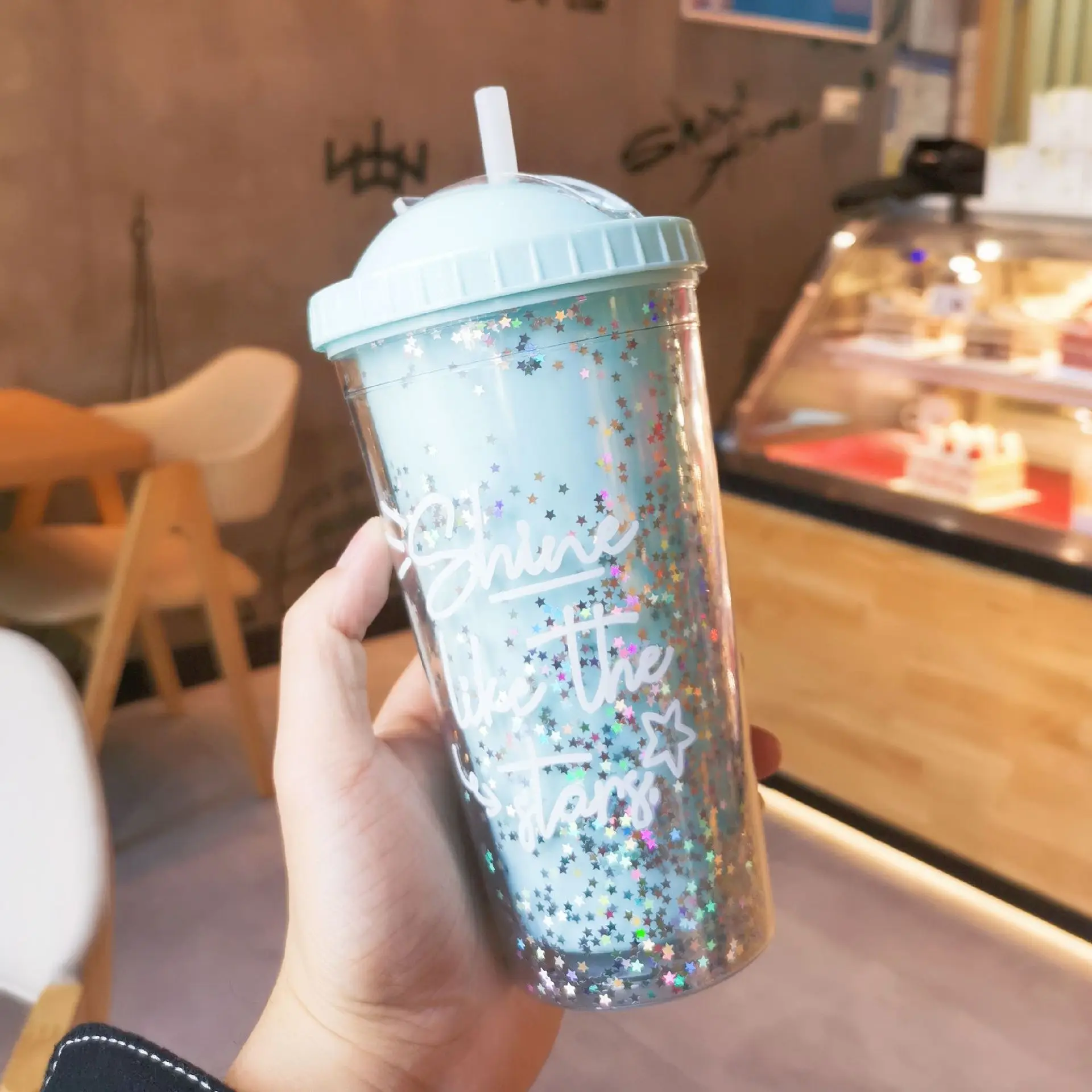 Big Girl Bigger Dream Plastic Tumbler with Straw