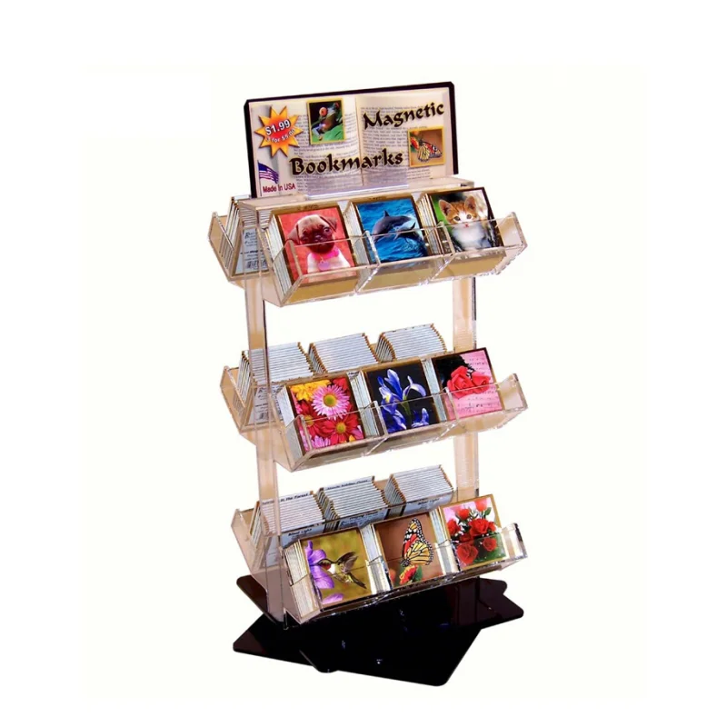 Bevis Customizable Wood Gift Card  Display Rack Factory for Supermarket and Mall