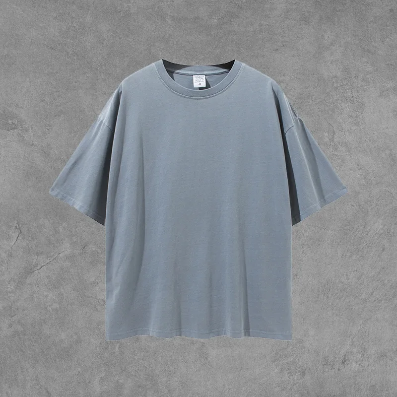 Evertop Oem Vintage T Shirt Camisas Men Big Tal Custom Washed Blank T