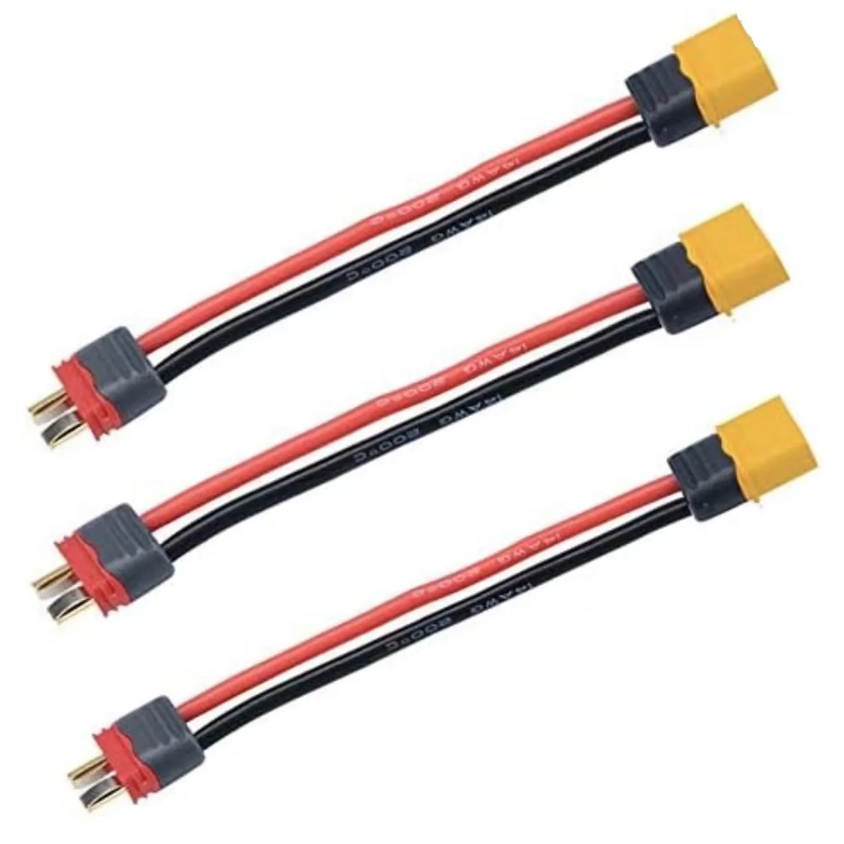Original 14cm Deans T Plug Male To Amass Xt60 Xt60h Male Connector Charging Cable Adapter For Rc