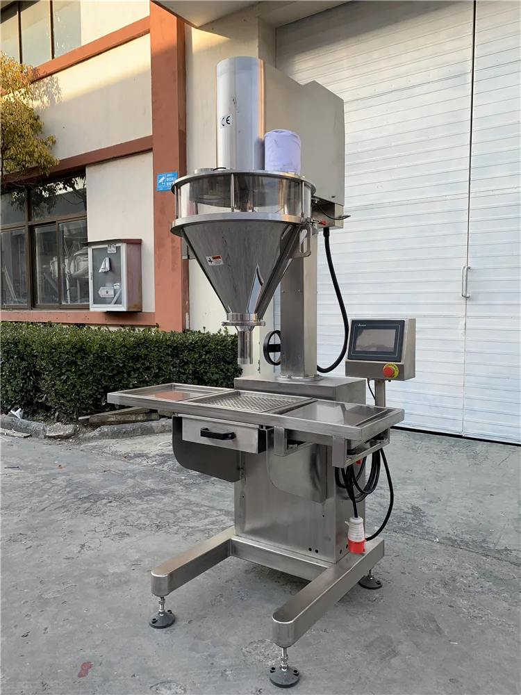 SS304 Price High Quality Semi Automatic Weighing Granule Auger Powder Filling Machine