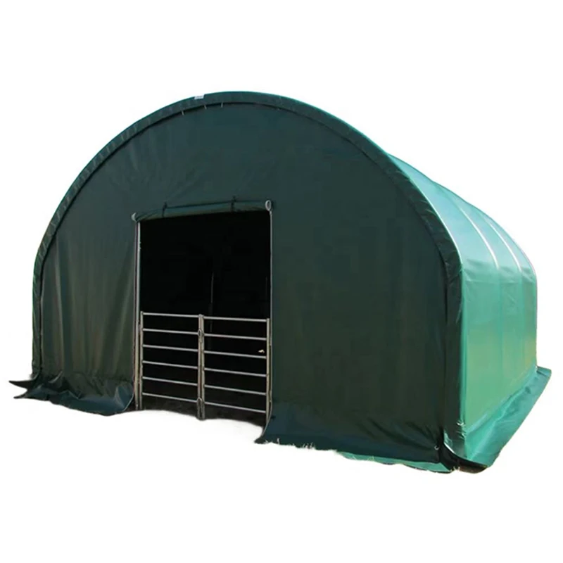 Factory Custom 10x10m Cattle Canopy Animal Livestock Tents Dome Waterproof Fabric Pvc Horse Sheep Tent Shed Shelter for Farming