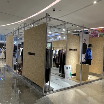 Quick assemble  Pop Up Shop at shopping mall. Aluminum Frame with tension Fabric System