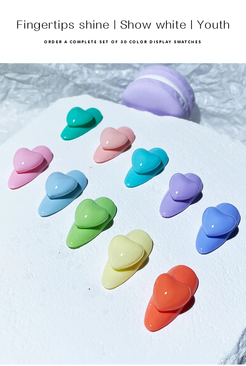 AS Gel Nail Polish Kit With Top Coat and Base Coat Paradise Girly ...