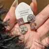 earrings silver-pink