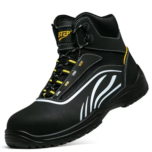 Zstep Steel Toecap Antistatic Sports Light Midsole Chemical Resistant Middle Cut Safety Boots