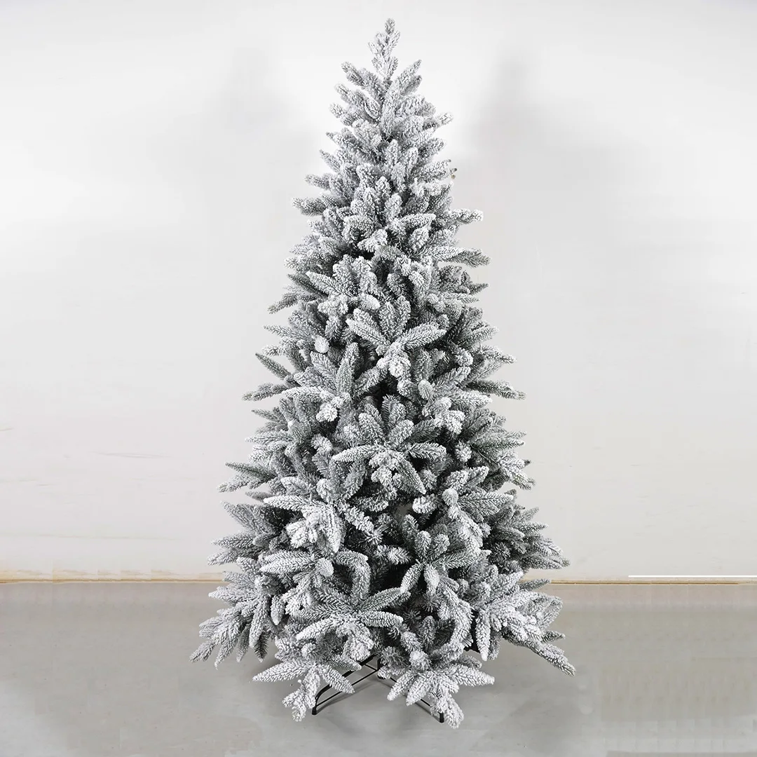 希少激レア品【Kim Songhe】X'mas Tree Longstar China Top-Grade Metal Frame Slim Snowing Christmas Tree