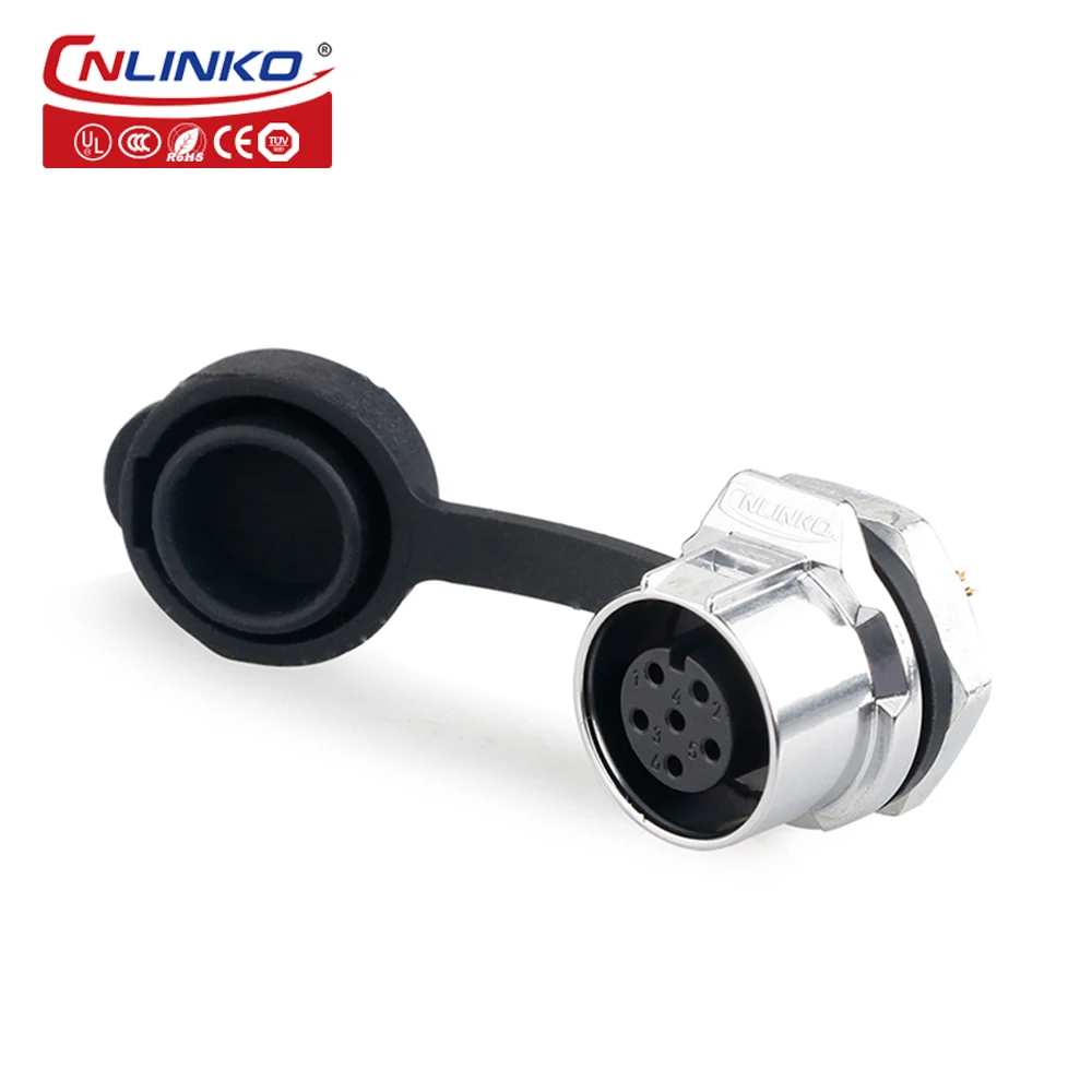 CNLINKO LP12 6 Pin IP68 Waterproof Automotive Electrical Male and Female Connector