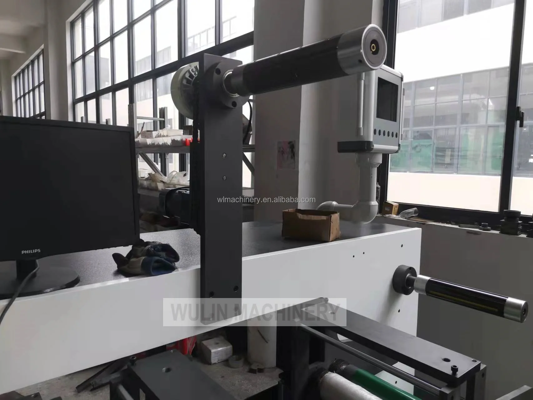 Mini Narrow Web 1 Color Paper Label Flexographic Flexo Printer Printing Machine