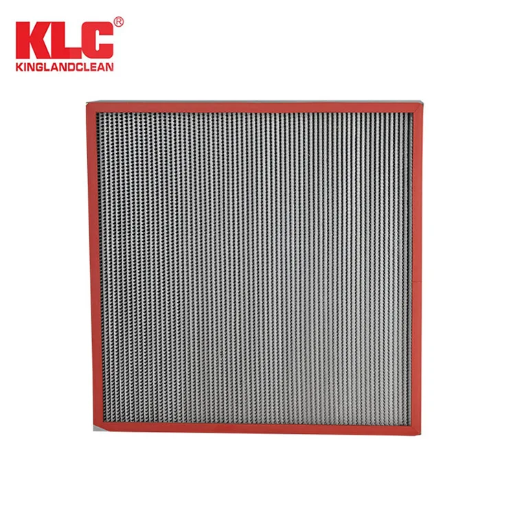 High Efficiency Particulate Air Filters Glass Fiber High Temperature HEPA Filter