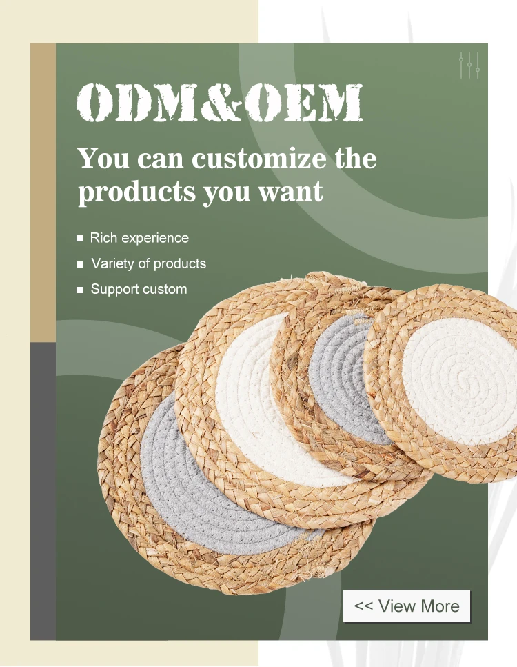 Agh Wholesale Sublimation Blank Placemats Cotton Linen Place Mats For