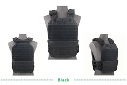 Китай дешевый Камуфляжный полиэстер тактическая политика Черный Защитный Жилет для