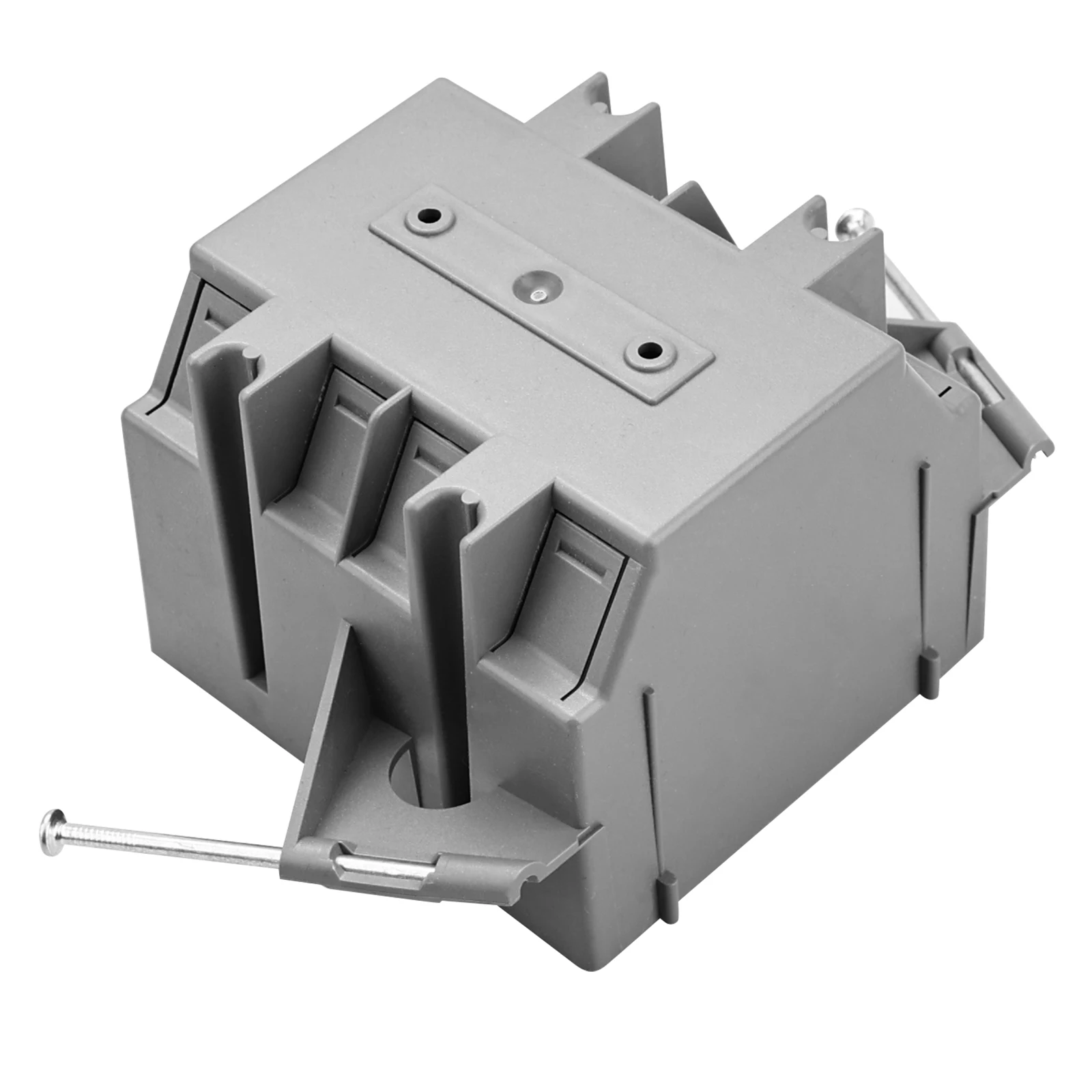 2 Gang Electrical Outlet Box - 36 Cubic Inch PVC Junction Box