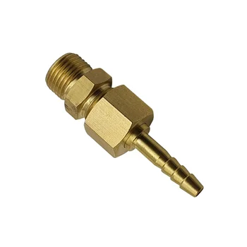 Oem Cnc Supplier Brass Barb Fitting Adjustable Type Fountain Nozzle