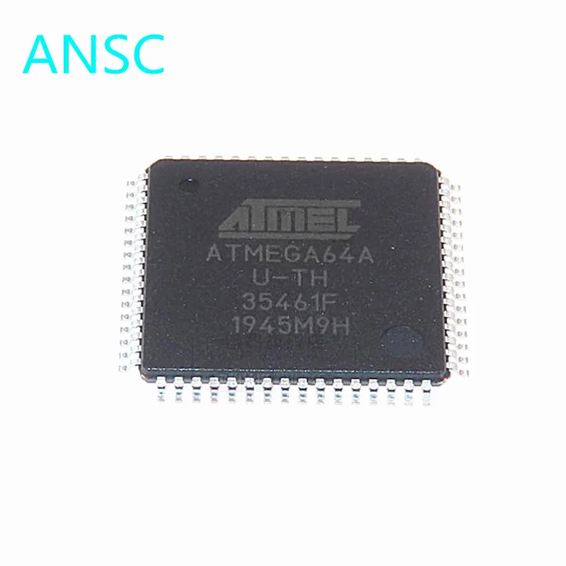 MCU 8-bit AVR RISC 64KB Flash 3.3V/5V 64-Pin TQFP Tray Integrated circuit IC ATMEGA64A-AU