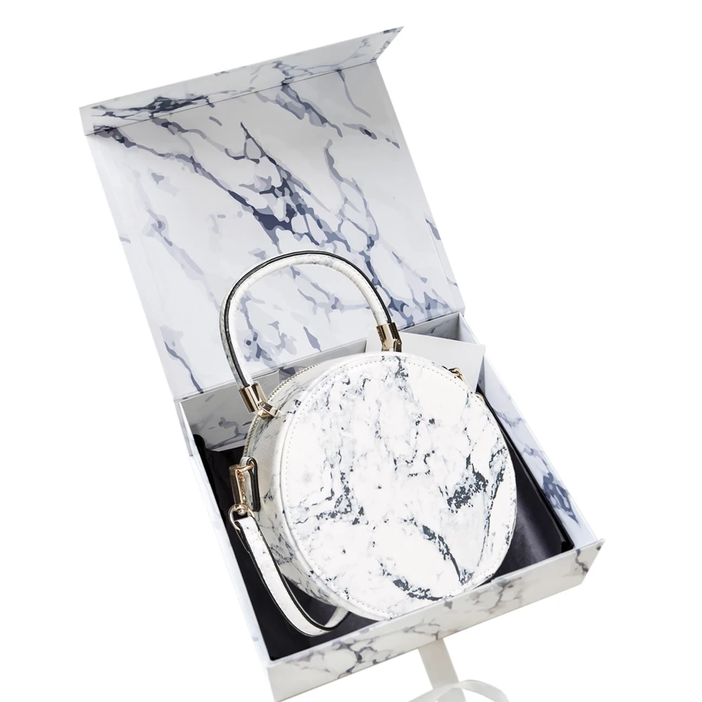 Luxury Custom Logo Printed Paper Handbag Packaging Box Rigid Boxes for Handbags