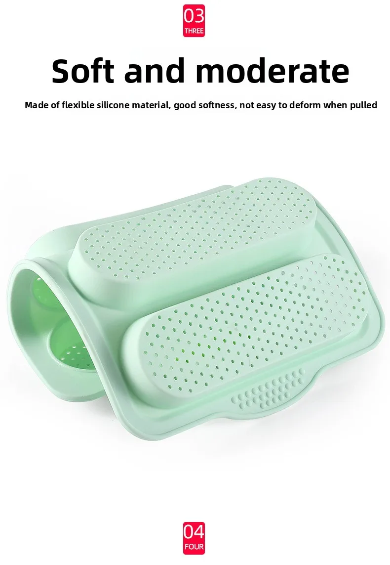 Silicone 4-Slot Baguette Cake Mold Non-Stick Rectangle Baking Pan for French Bread DIY Oven Tool manufacture