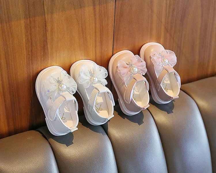 Cute Newborn Baby Girls Shoes Soft Bottom Shoes Breathable Leisure Baby