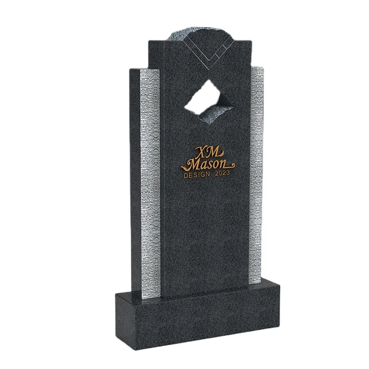 Customized Design Wholesale Granite Guitar Tombstone Slabs Monuments in Germany Price