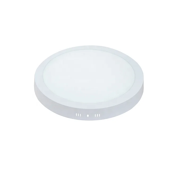 Cheap White housing surface mounted flexible round 24w ceiling lamp led panel light for hospital home and office