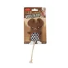 Ratón de patchwork marrón