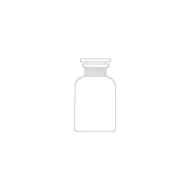Reagent Bottle clear Wide Mouth,with Ground-in Glass Stopper or Plastic Stopper