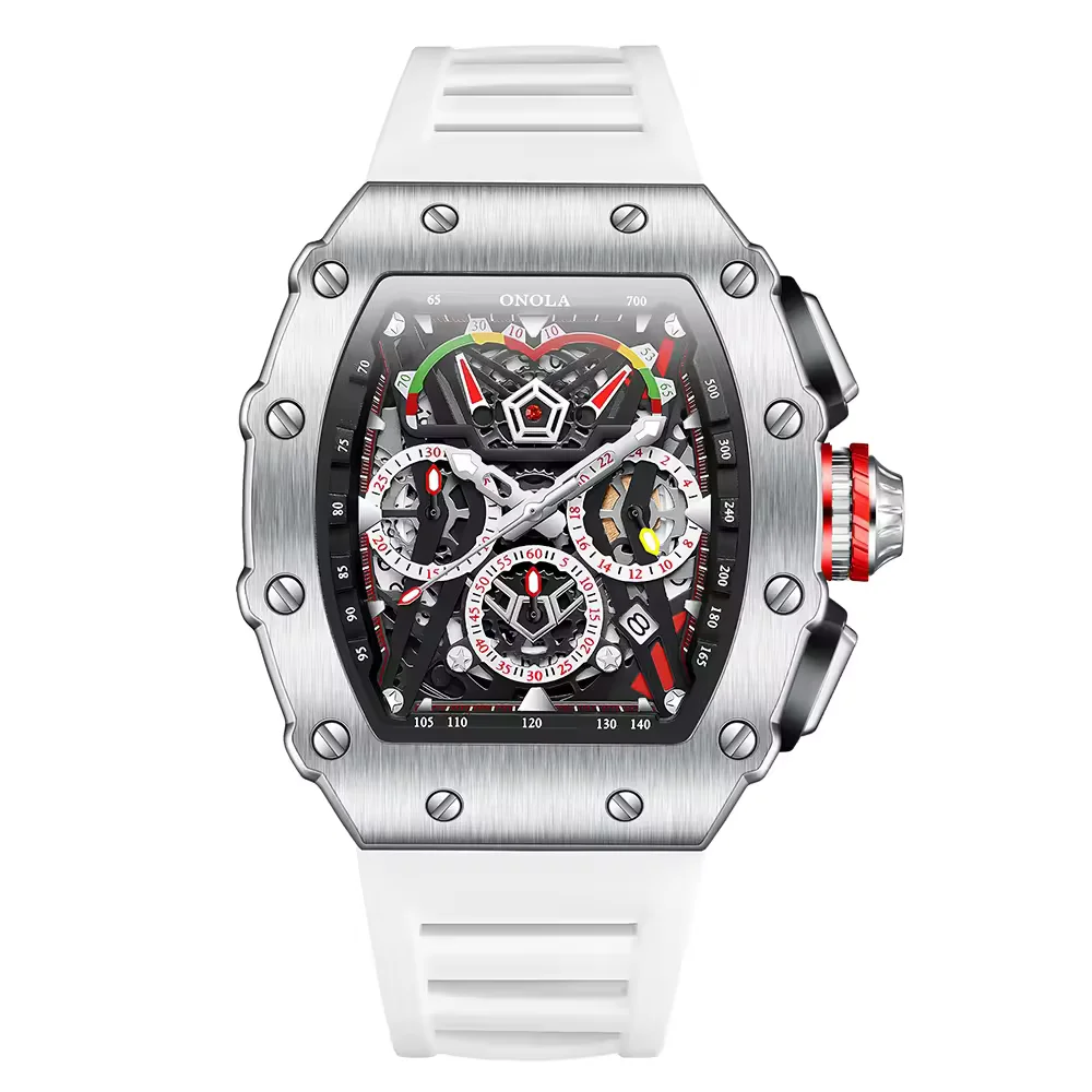 ONOLA 6827 Men's Watch Multifunctional Fashion Sports Waterproof Quartz  Watches Male Dress Wristwatch for Man Reloj Hombre