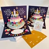 Tarjeta de Cumpleaños 3D sin Música y con Luces de Colores