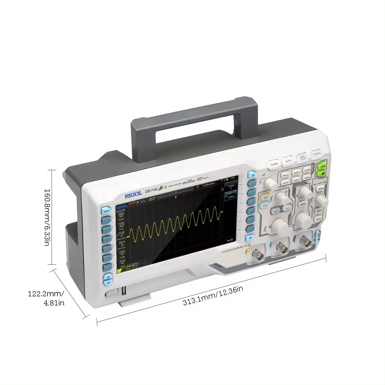 RIGOL DS1102Z-Eデジタルオシロスコープ2チャンネル100M 200MHz USB 4 