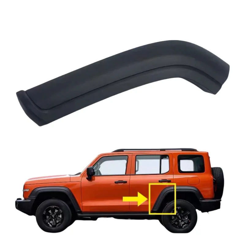 Tank 300 SUV Wheel Eyebrows - Durable Black Plastic & Steel