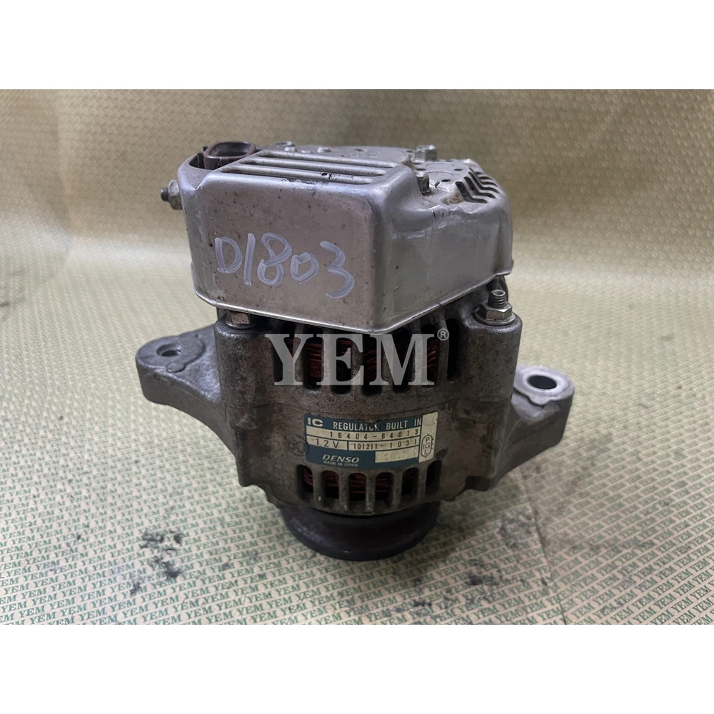 D1803オルタネーター16404-64013クボタディーゼルエンジン用