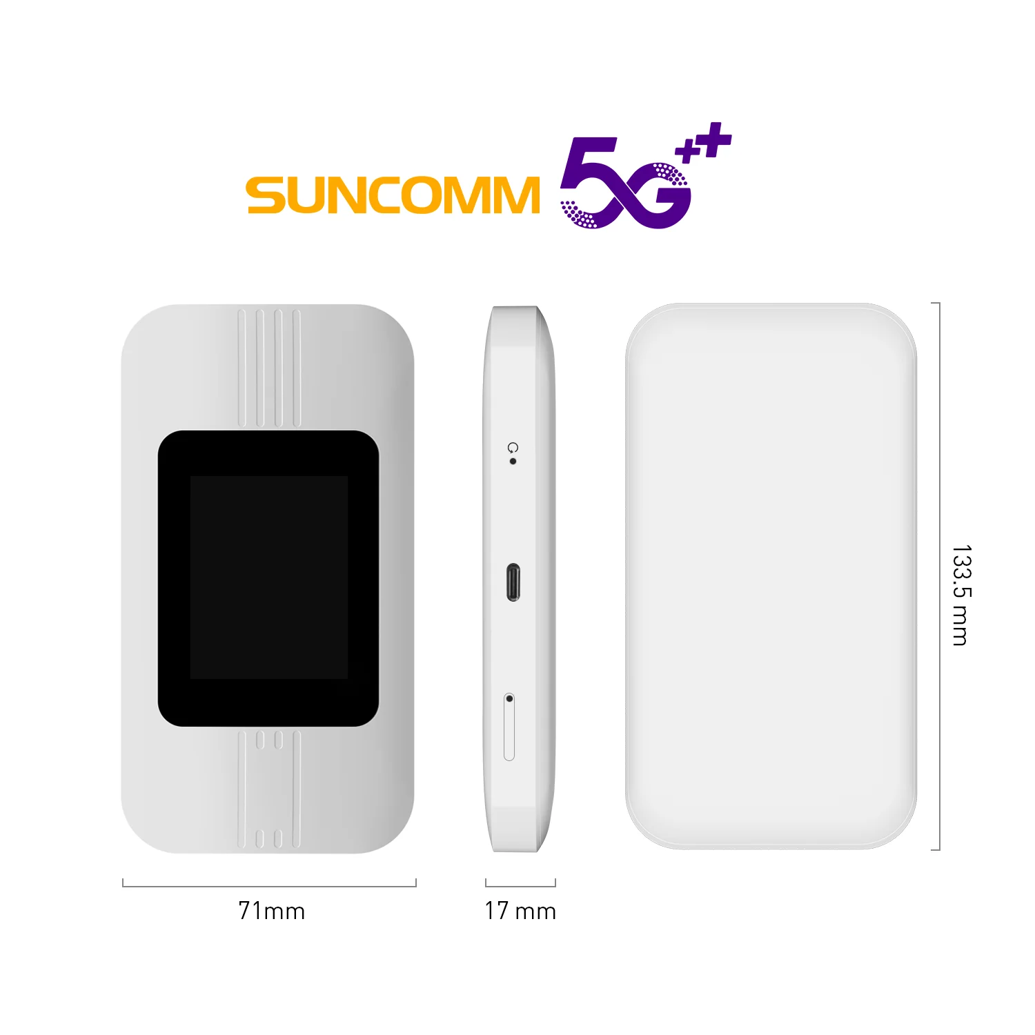 Modem WiFi 4G LTE Portatile – Hotspot 5G Sbloccato A 300 Mbps Con Batteria 3200mAh, Connette 10 Dispositivi