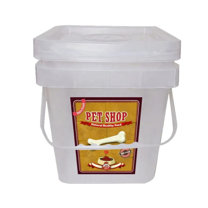 Buy Food Grade 5 Gallon 20 Litre Plastic Square Bucket Pail Suitable For  Fish Tank Storage Box Sauce Grain Packaging Usage from Tangshan Qiming  Trade Co., Ltd., China