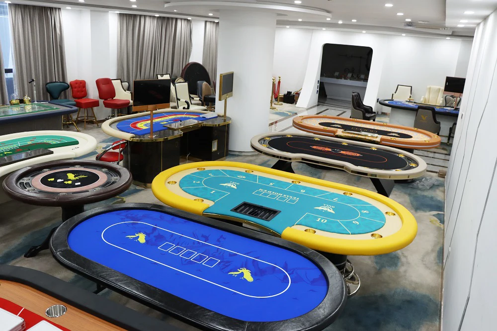 Профессиональный H-образный стол для игры в Техас по низкой