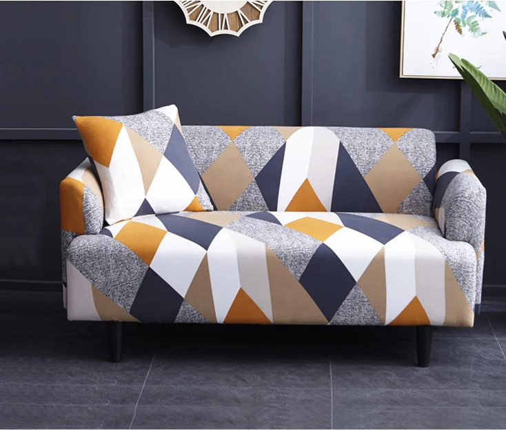 Новинка лидер продаж чехол для дивана в скандинавском стиле гостиной L-образный кресла эластичный Фрактальный