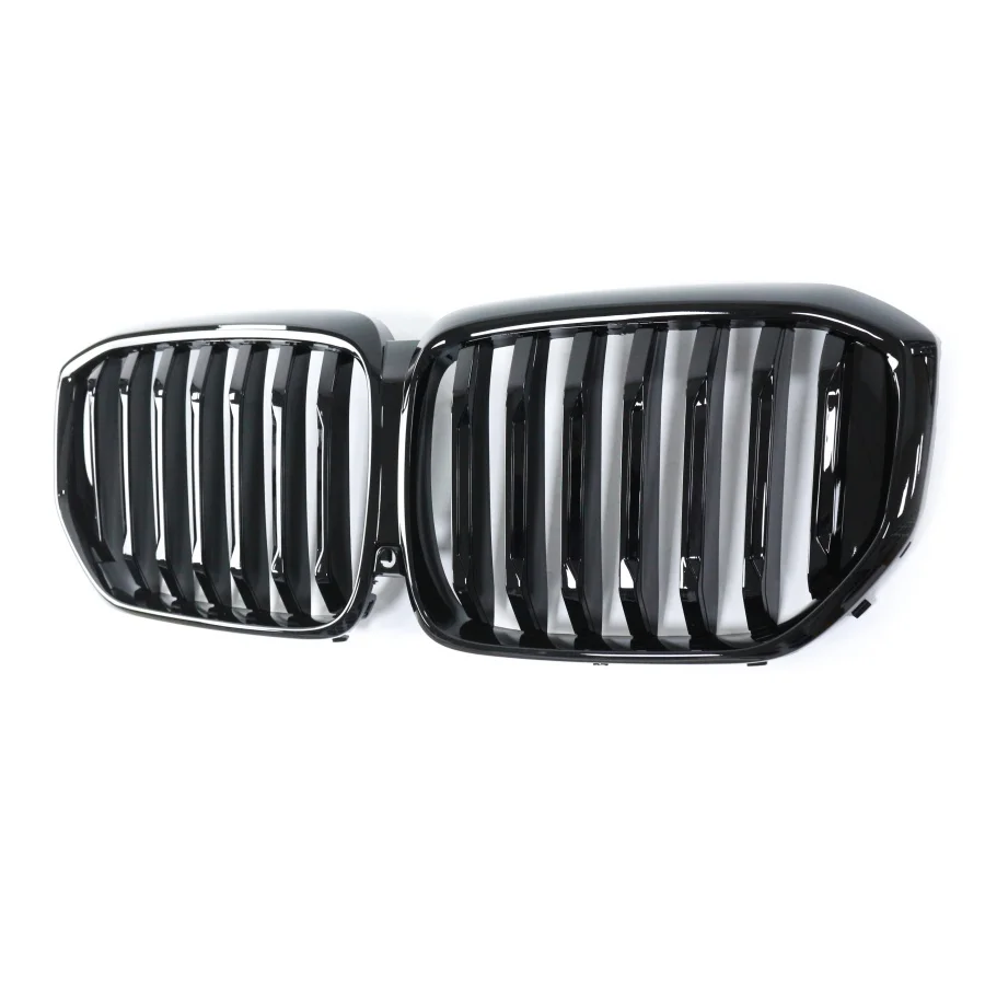 product tiypeor car single line gloss black g05 dual line abs front grille for bmw x5 2018 2022-5