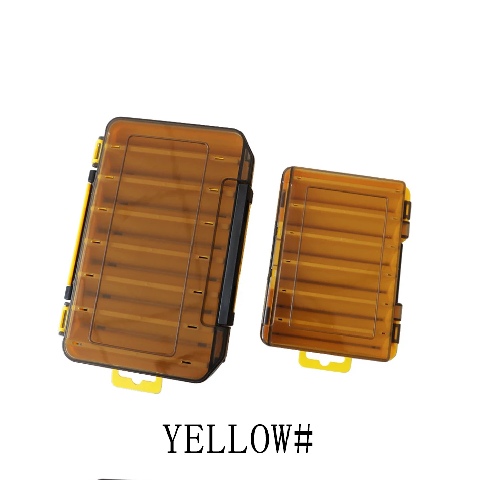Fishing Jig Box - Double Sided Organizer with 12/14 Compartments